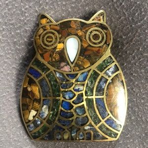 Handcrafted Owl Belt Buckle.